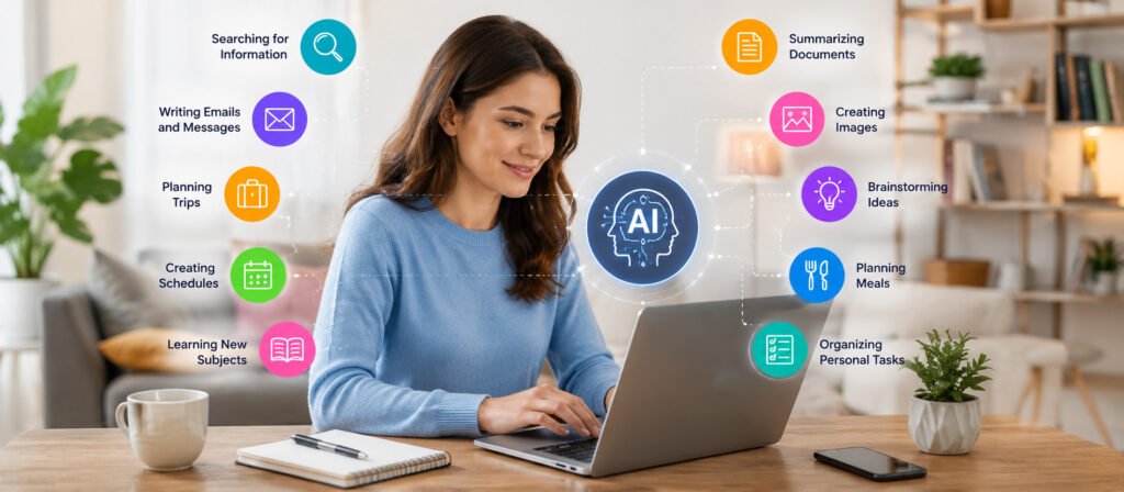 AI tools for everyday life helping with daily tasks