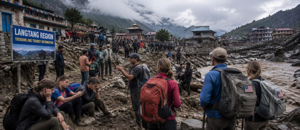 Nepal Flood 2026 leaves tourists and American travelers stranded in a damaged Himalayan valley
