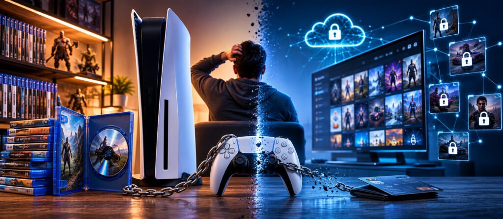 PlayStation Blackout 2026 as fans protest Sony ending physical game discs