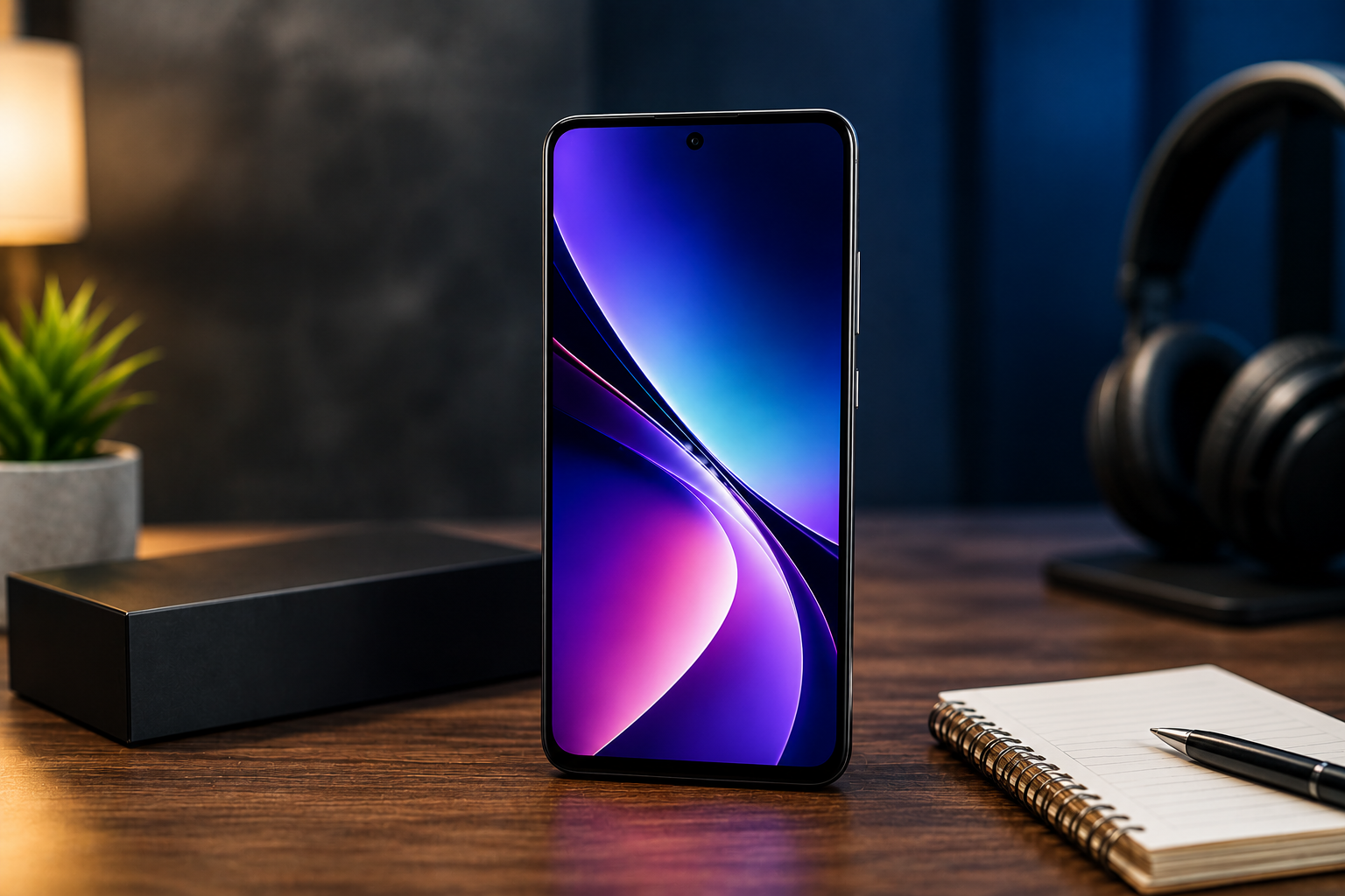 Modern smartphone showing what to look for before buying a new smartphone