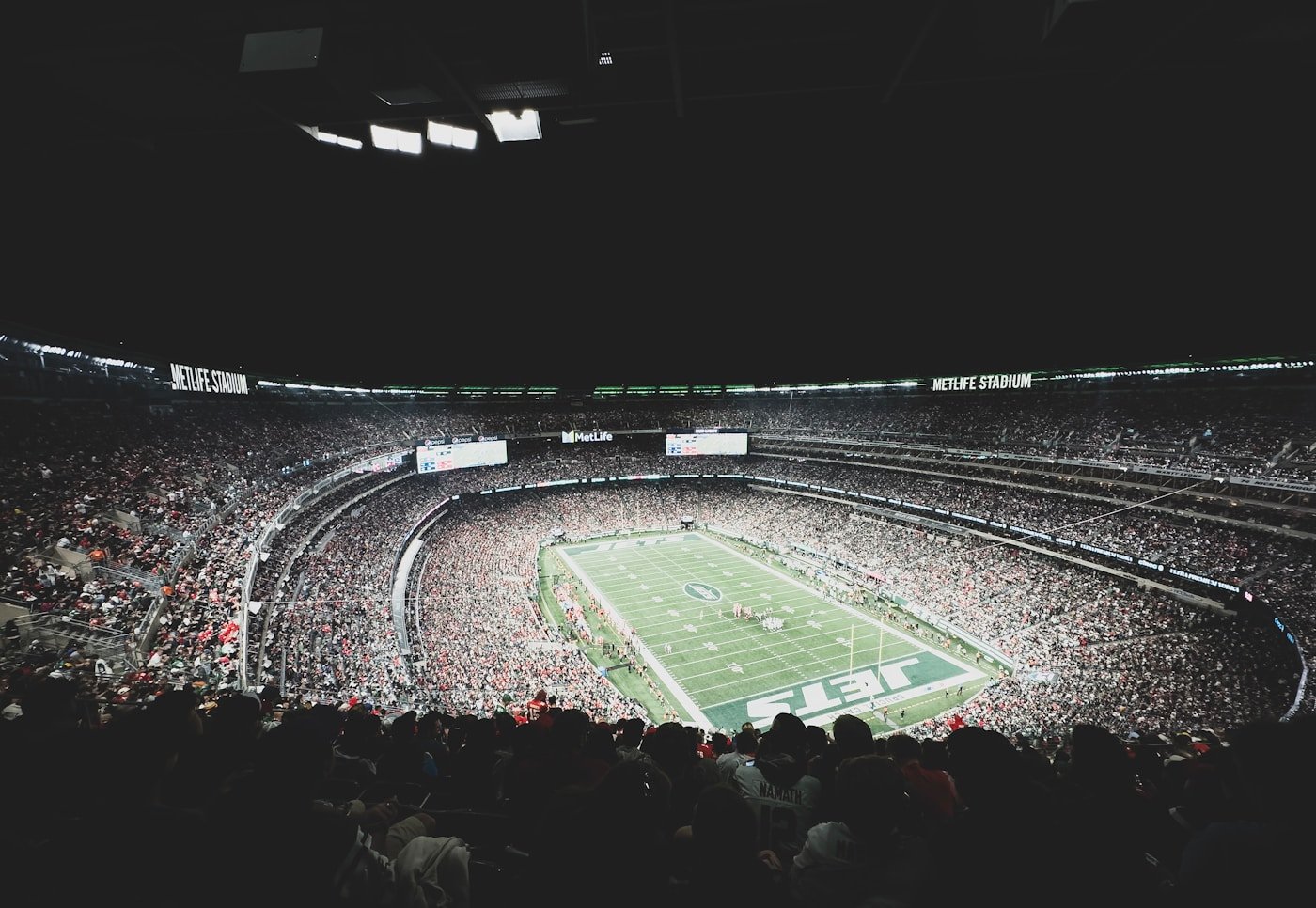 Clemson vs LSU stadium crowd before kickoff