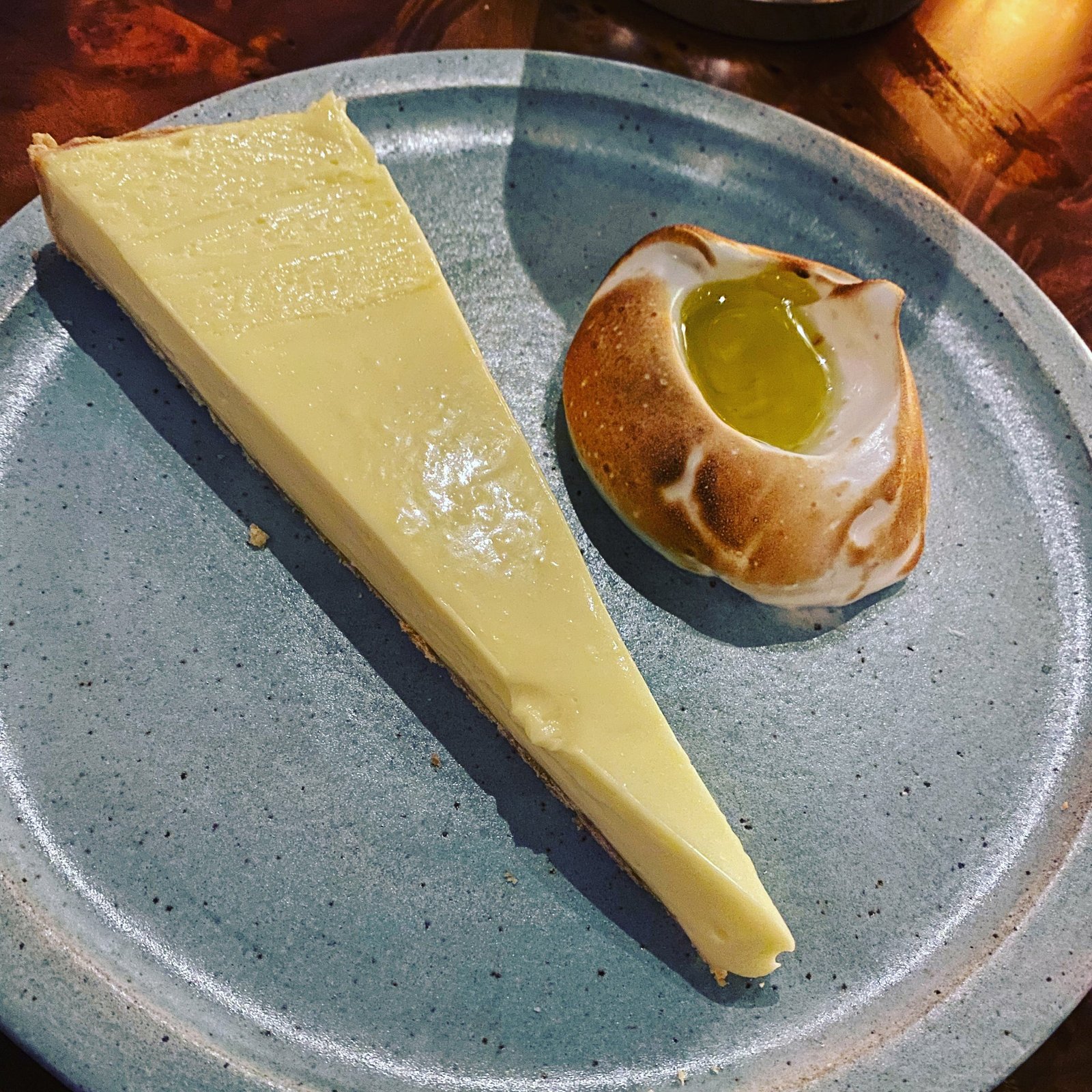 Ci Siamo NYC lemon torta with toasted meringue and olive oil