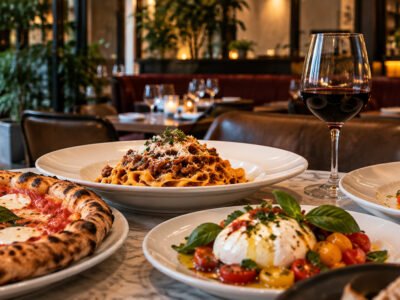 Ci Siamo NYC Rigatoni Alla Gricia with guanciale, cheese and black pepper