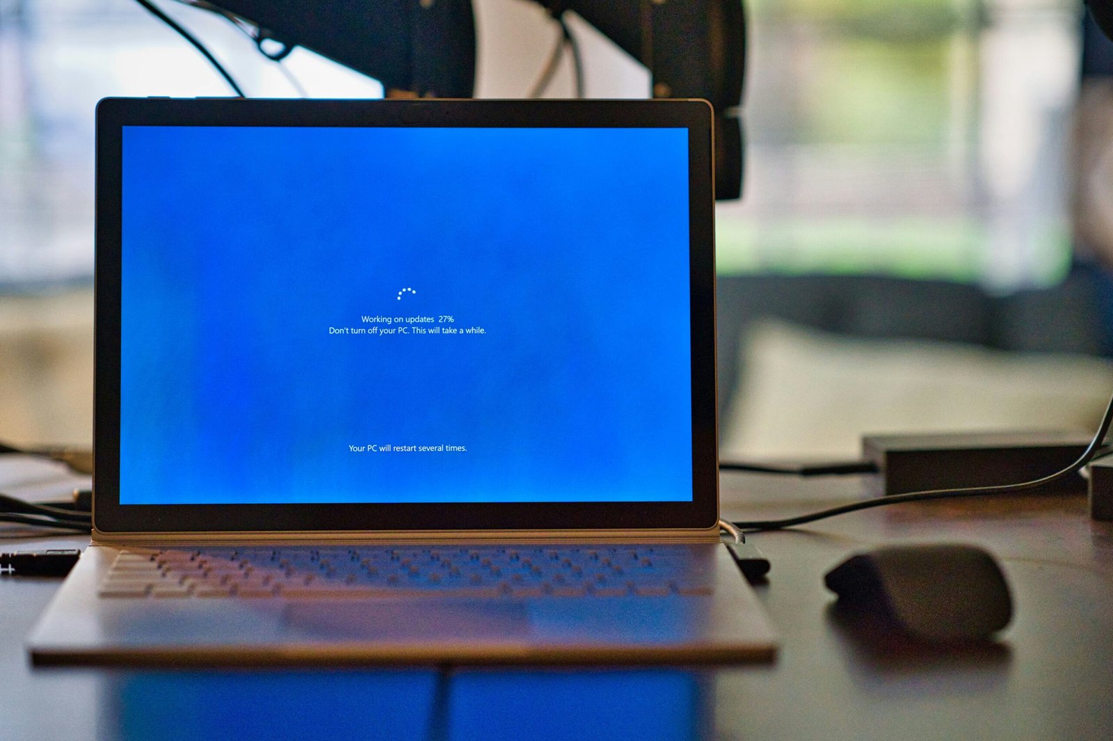 Gemini AI productivity on a laptop computer