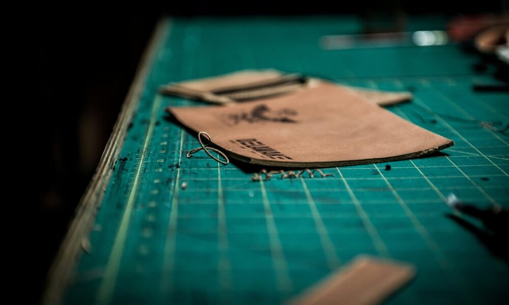 Leather material and craftsmanship for a handmade kids jacket