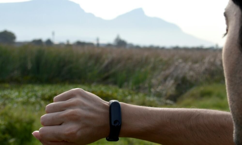 Fitness tracker illustrating the MrBeast Beast Band wearable trademark filing