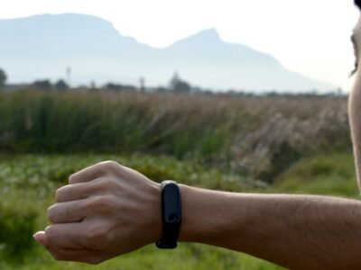 Fitness tracker illustrating the MrBeast Beast Band wearable trademark filing