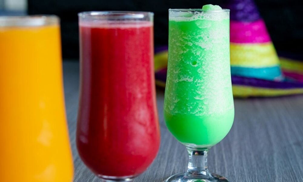 Colorful frozen drinks illustrating a Ninja SLUSHi FS301 review
