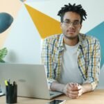 Small business owner using simple systems and workflow tools to save time