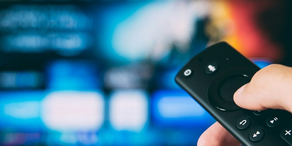 Television in a living room for Apple TV 4K vs Roku Ultra comparison