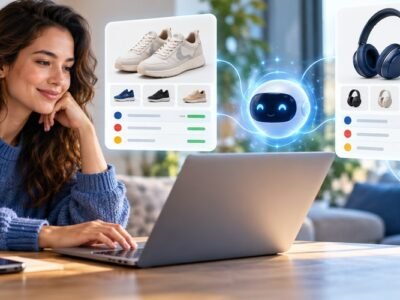 AI shopping agent comparing products and online prices for a U.S. shopper