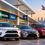 Best airport car rental companies in USA with rental cars available for travelers at a major U.S. airport in 2026.
