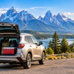 Best car rental for USA road trips with a family SUV traveling through scenic American highways and mountain destinations in 2026.