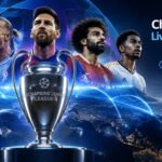 Champions League soccer livestream 2026-27 match in a packed stadium