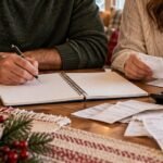 U.S. household planning a 2026 holiday budget with gifts and expenses