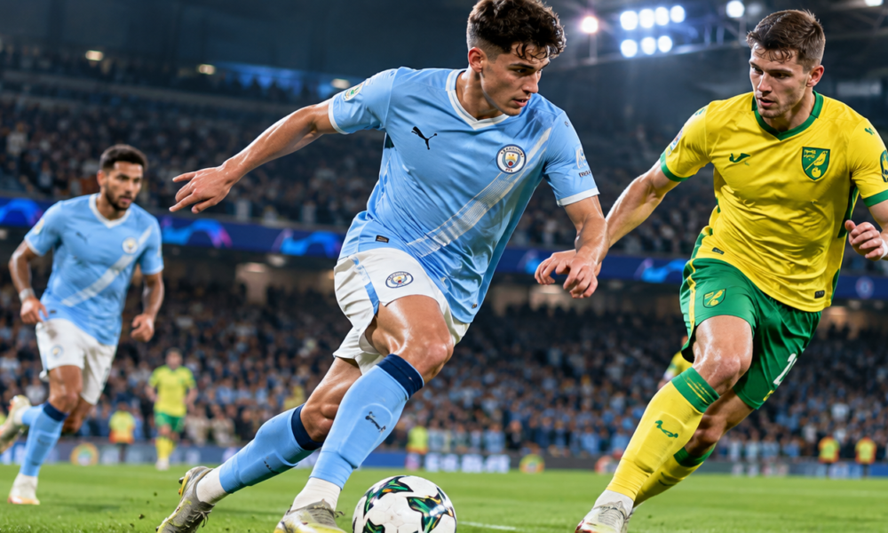 Man City vs Norwich Carabao Cup third round match at the Etihad Stadium in 2026