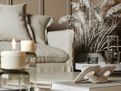 Warm neutral living room for fall home decor ideas 2026